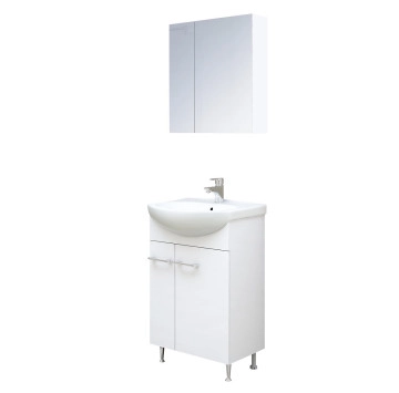 Комплект мебели за баня Атила 55см PVC бял