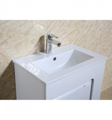 Шкаф за баня с мивка Интер 60см. бял ICP6055W