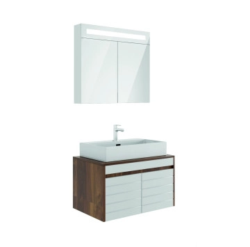 Комплект мебели за баня Omega/Marble 80см MDF