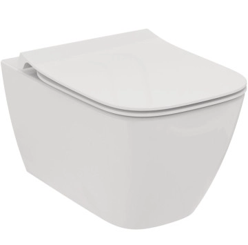 Стенна тоалетна чиния I.Life B Rimless бяла и Структура ProSys