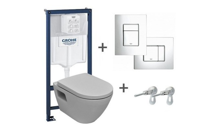Grohe 5 в1 Solido Perfect структура за вграждане Rapid SL и стенна ...