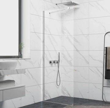 Параван Cristina 125TR-50C 50см хром ИНТЕР КЕРАМИК