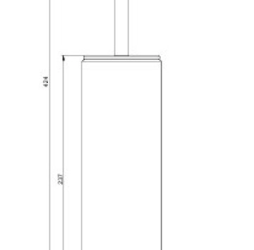 Четка за тоалетна Gessi 316 стоящ черен/месинг (златисто-жълт) четкан