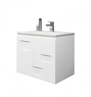 Шкаф за баня с мивка Сънлайт 65см бял