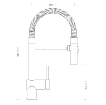 Смесител за кухня Sina Inox Инокс SCHOCK