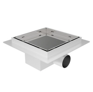 Подов сифон ICD6415C 15/15см за плочка ИНТЕР КЕРАМИК