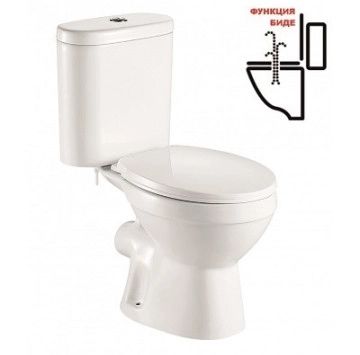 Моноблок Linni ICC6576P Bidet с биде бял ИНТЕР КЕРАМИК