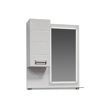 Шкаф огледало Хаус 55см. бял