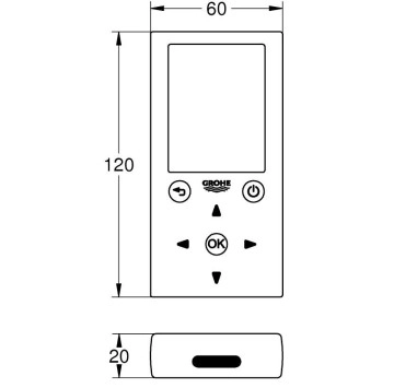 Дистанционно управление Grohe за смесители GROHE
