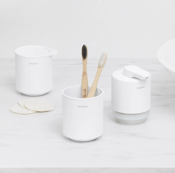 Кутия за аксесоари за баня MindSet White BRABANTIA