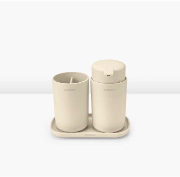 Комплект аксесоари за баня 3 части ReNew Beige BRABANTIA