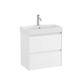 Шкаф за баня с мивка Unik Ona 60см бял мат
