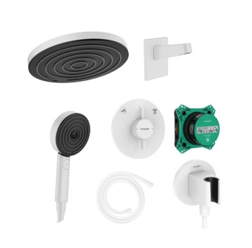 Душ система Duoturn S + Pulsify S 7в1 бял мат HANSGROHE