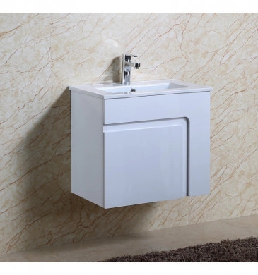 Шкаф за баня с мивка Интер 60см. бял ICP6055W