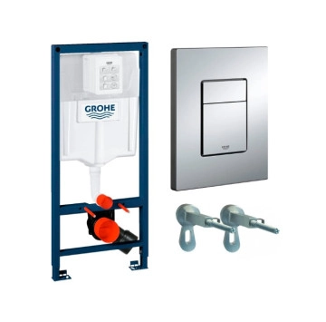 Структура за вграждане Grohe Rapid SL и бутон Skate Cosmopolitan GROHE