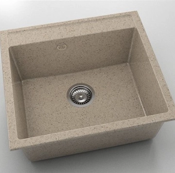 Кухненска мивка граниксит  Авангард 56/51см бежова ФАТ