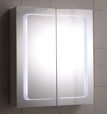 Шкаф огледало Интер ICMC7013LED 60см бял с Led осветление
