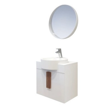 Комплект мебели за баня Виго 60см PVC бял