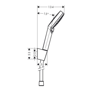 Душ система Vernis Blend chrome 6в1 хром HANSGROHE