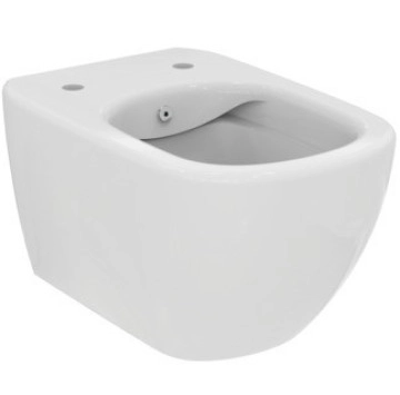 Стенна тоалетна чиния Tesi с биде система бяла