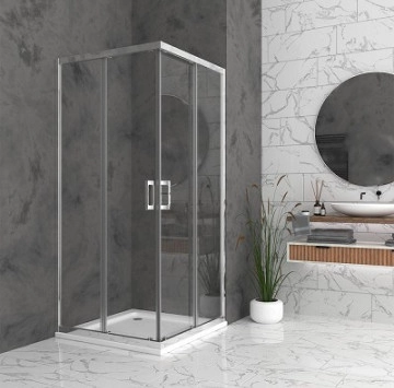 Душ кабина Бела S 80/95см хром