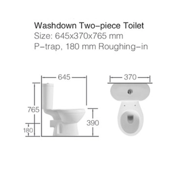 Моноблок Linni ICC6576P Bidet с биде бял ИНТЕР КЕРАМИК