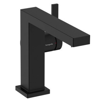 Смесител за мивка Tecturis E 110 черен мат HANSGROHE