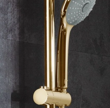 Термостатична душ колона Euphoria System 310 цвят злато