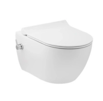 Стенна тоалетна Hill с биде бяла