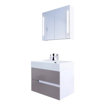 Комплект мебели за баня Гала 2 70см PVC бял