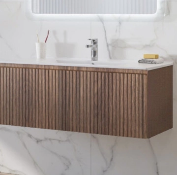 Шкаф за баня с мивка Kion 100см Charleston Oak