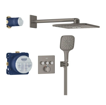 Душ система Grohtherm SmartControl за вграждане графит GROHE