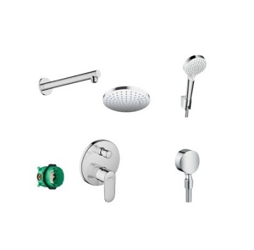 Душ система Vernis Blend chrome 6в1 хром HANSGROHE