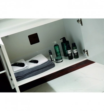 Шкаф за баня с мивка Интер ICP8063New 80.5см бял