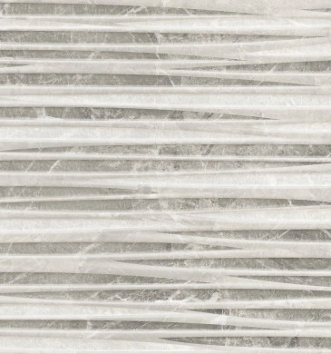 Decor Moral Waves Mix Ligth Grey Matt Rect. 25/75