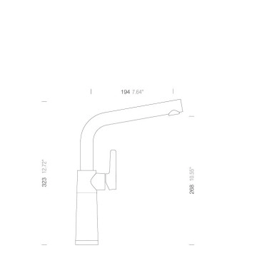 Смесител за кухня SCHOCK SC540 Fix Bronze бронз SCHOCK