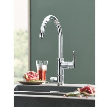 Смесител за кухня Grohe Blue Pure BauCurve с филтрираща система GROHE