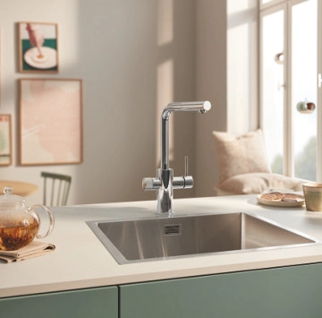 Смесител за кухня Grohe Blue Pure Minta с филтрираща система GROHE