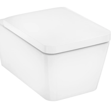 Стенна тоалетна чиния EluPura Q Rimless бяла HANSGROHE