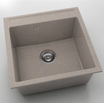 Кухненска мивка граниксит 51/51см бежова ФАТ