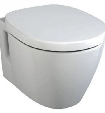 Стенна тоалетна чиния Connect бяло