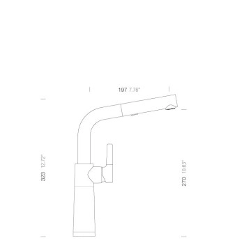 Смесител за кухня SCHOCK SC540 Poolout Concrete сив SCHOCK