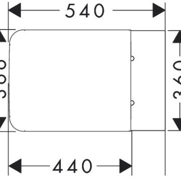 Стенна тоалетна чиния EluPura Q Rimless бяла HANSGROHE