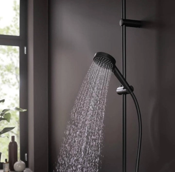 Душ система VERNIS BLEND 7в1 черен мат: HANSGROHE