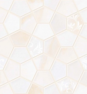Decor Orchid Hexa Beige Glossy Rect. 30/60
