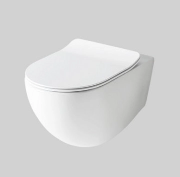 Стенна тоалетна чиния File 2.0 Rimless бяла
