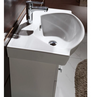Шкаф за баня с мивка Айвън 60см. Бял ICP6080