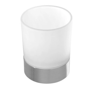 Чаша за четки за зъби Uno хром сатен