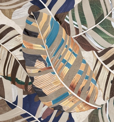 Decor Ever Cream Leaves Matt Rect. 30/60