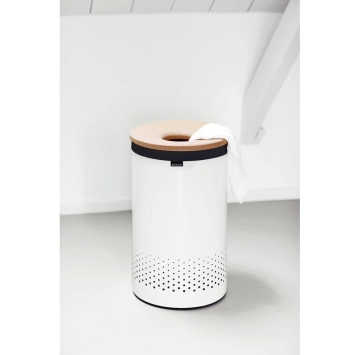 Кош за пране с корков капак 60L White BRABANTIA